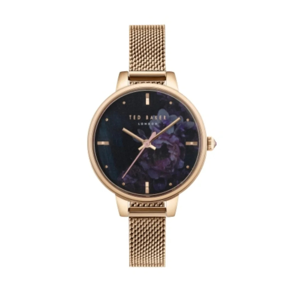 Ted Baker Kate Floral Watch Rose Gold